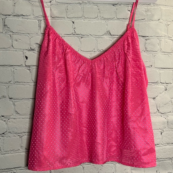 NSR Tops - New Nordstrom NSR Cropped Hot Pink Tank Top NWOT